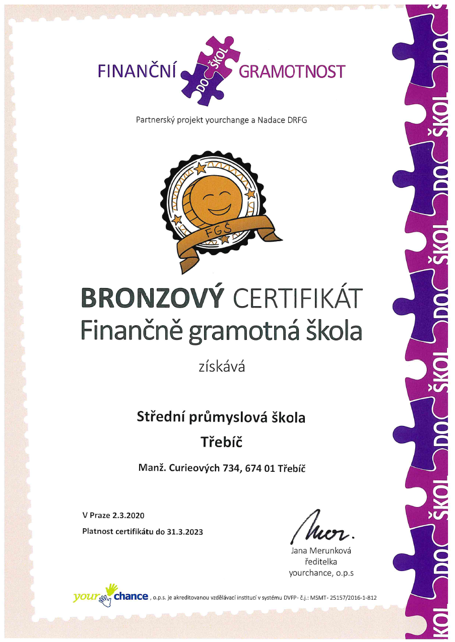 Certifikát